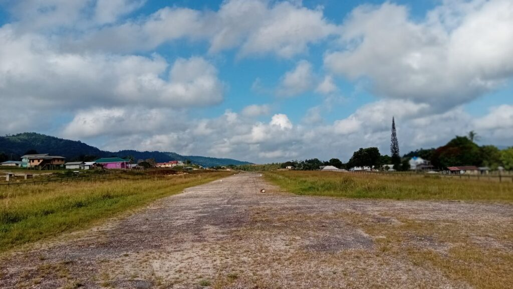 Construction & Rehabilitation of Airstrips: Before (Paramakatoi)