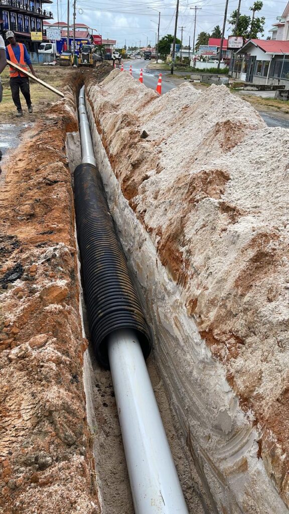 Pipe Laying Service: PVC Pipe Laying