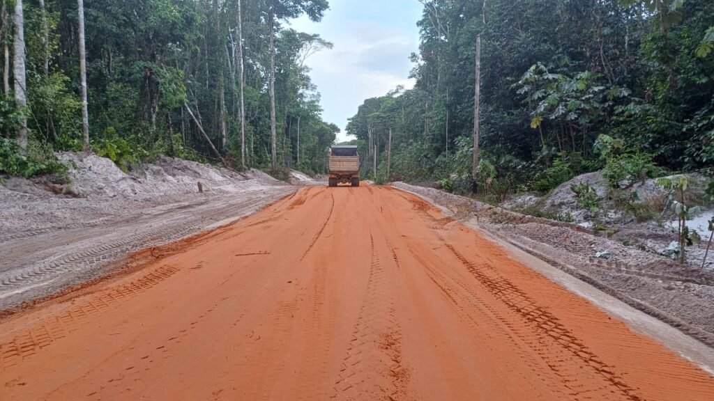 Construction of Laterite Service Roads