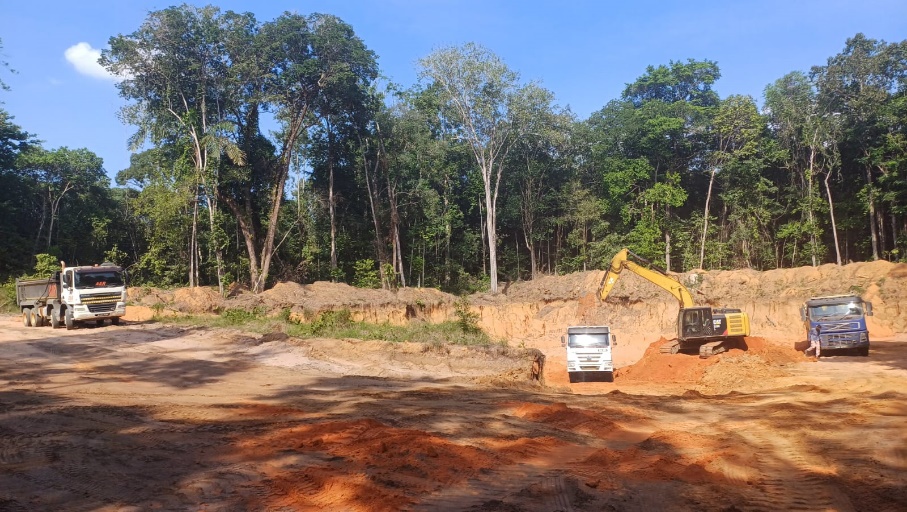 Construction of Laterite Service Roads