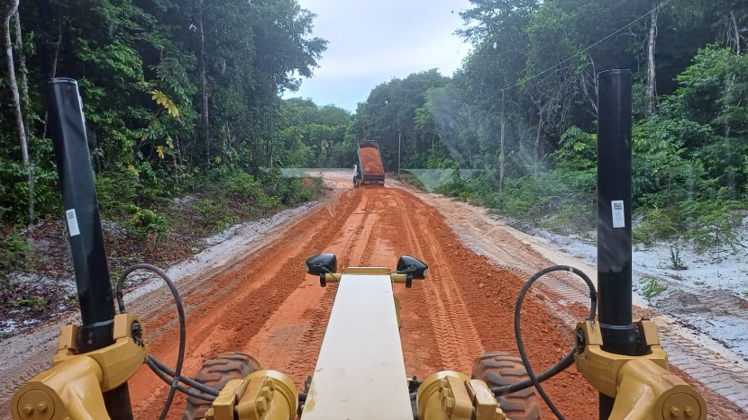 Construction of Laterite Service Roads