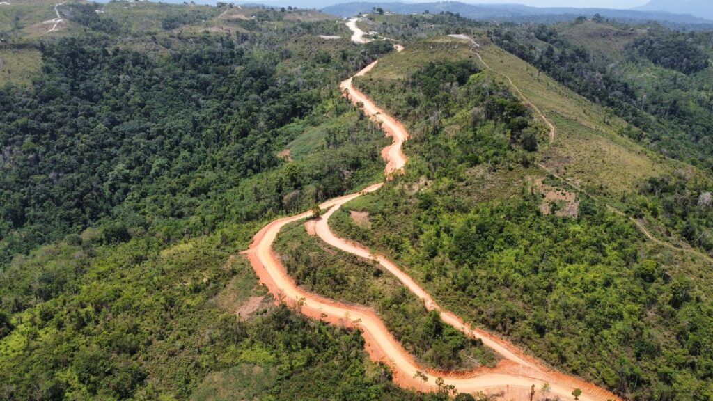Realignment of Roadway (Mountains) in Region 8