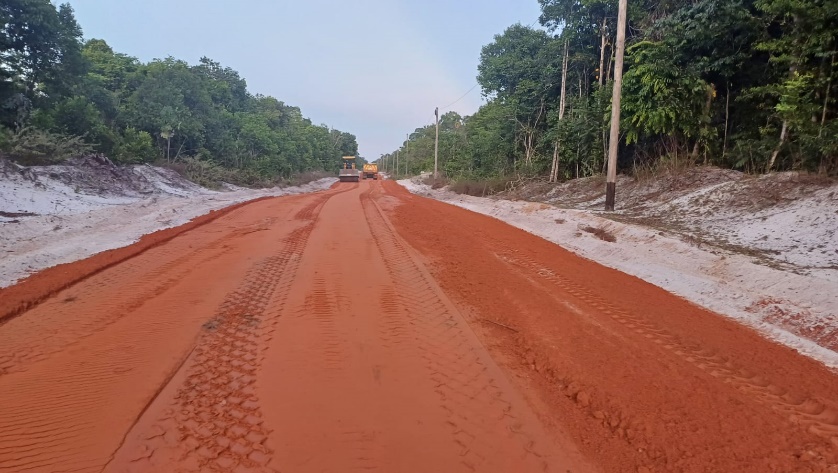Construction of Laterite Service Roads