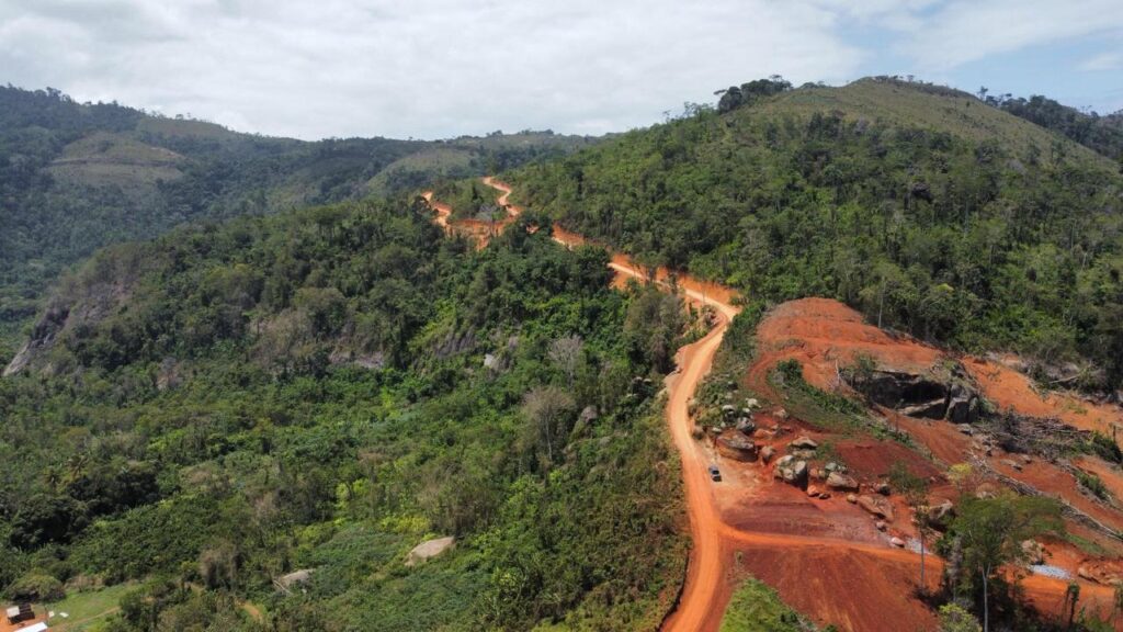 Realignment of Roadway (Mountains) in Region 8