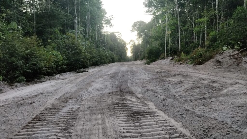 Construction of Laterite Service Roads